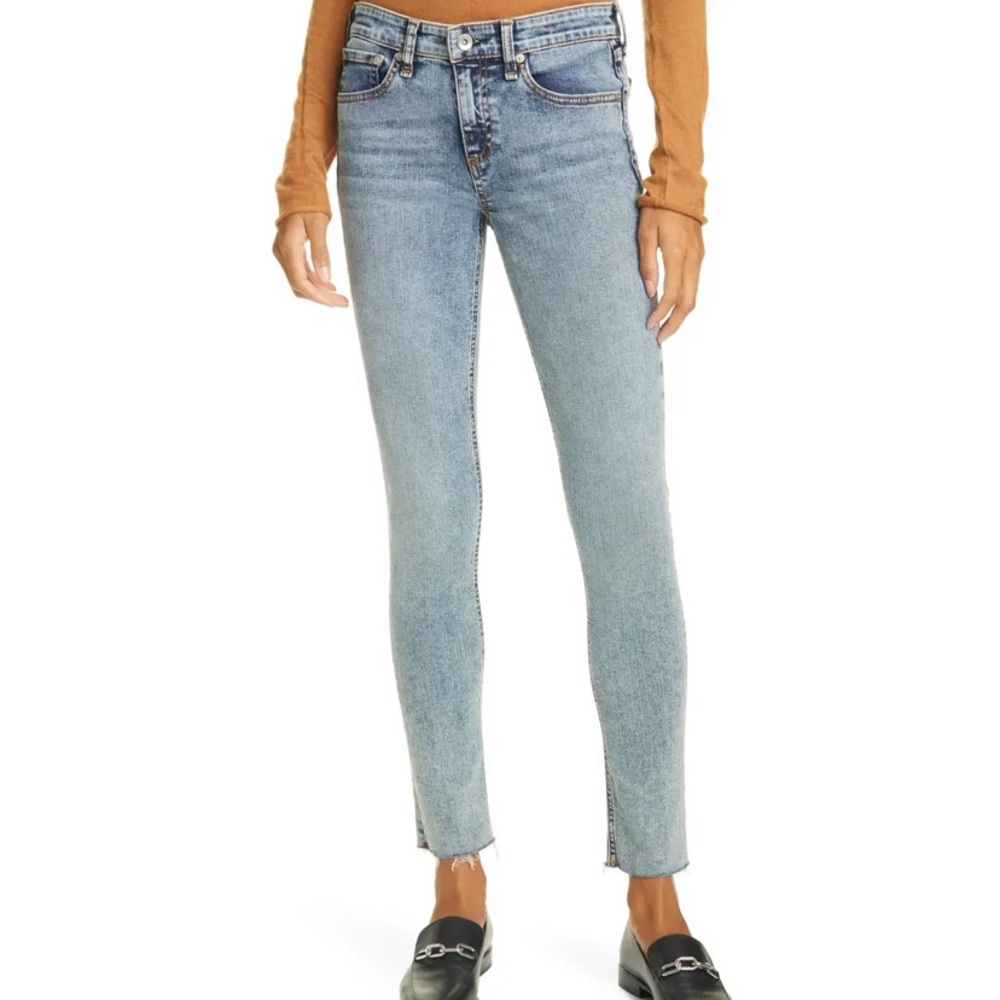 rag & bone cate mid-rise skinny jeans sz 25